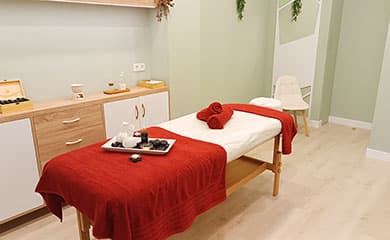 Camilla de masajes relajantes Huelva